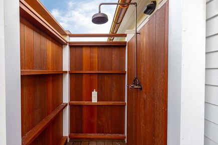 Dennis, Mayflower/Bayview Beach Cape Cod vacation rental - Outdoor shower