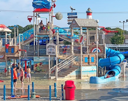 Yarmouth Cape Cod vacation rental - Slides and splash zones, part of Inflatable Park.