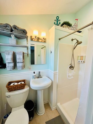 Yarmouth Cape Cod vacation rental - Private full bath connected to the kids' bunk room.