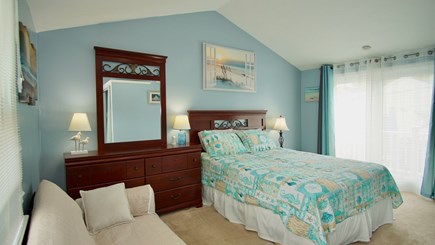 Yarmouth Cape Cod vacation rental - Spacious master suite with queen bed, private bath, and porch!