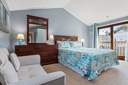 Yarmouth Cape Cod vacation rental - Spacious master suite with queen bed, private bath, and porch!