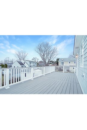 Sandwich, Town Neck Beach Cape Cod vacation rental - Backdeck. Will have furniture.