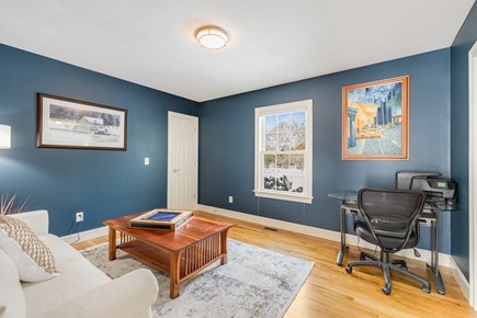 Falmouth Cape Cod vacation rental - Main floor sitting room and desk