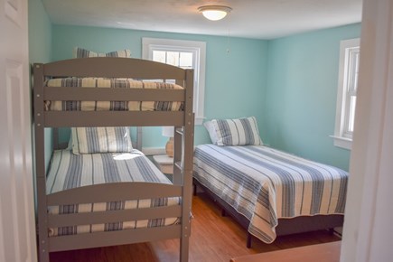 Dennis Port Cape Cod vacation rental - Bedroom #2 - with 1 twin and 1 twin bunk (3 total twins)