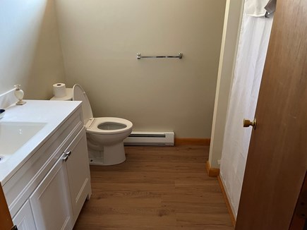 Wellfleet; close to Duck Pond Cape Cod vacation rental - Downstairs bathroom with tub/shower