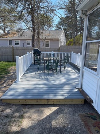 Yarmouth Cape Cod vacation rental - Back Deck (Enclosed Yard)