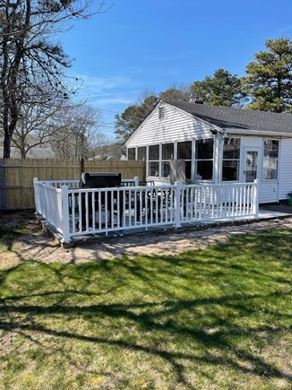 Yarmouth Cape Cod vacation rental - Back Deck, Enclosed Porch