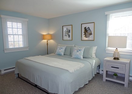 Eastham Cape Cod vacation rental - Spacious King bedroom with desk, can be converted to two twins