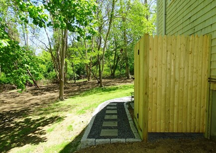 Eastham Cape Cod vacation rental - New outdoor shower 2025 on side yard