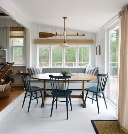 Falmouth Cape Cod vacation rental - Dining area with lake view