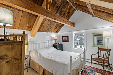 Truro Cape Cod vacation rental - Final upstairs bedroom with a full bed exudes rustic charm