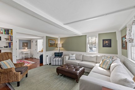 Truro Cape Cod vacation rental - Cozy living room ideal for family gatherings