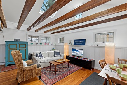 Truro Cape Cod vacation rental - Soaring vaulted ceilings give this space an open and airy feel