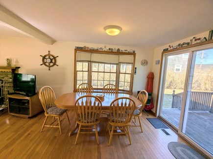 Dennis Cape Cod vacation rental - Large dining table with additional leaf makes room for all