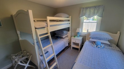 Chatham Cape Cod vacation rental - Bedroom #3 with Three Twins.. (Twin Bunks and One Single)