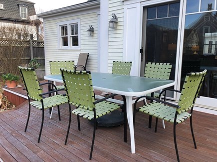 Provincetown Cape Cod vacation rental - Private back yard with dining and deck