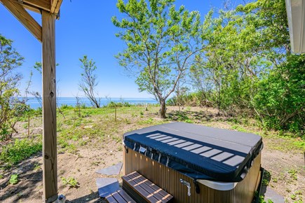 Brewster Cape Cod vacation rental - Hot Tub View of Cape Cod Bay