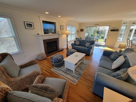 Chatham Cape Cod vacation rental - Open Floor Plan, Living Area with TV