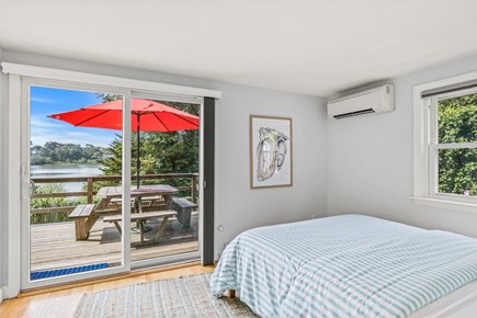 Chatham Cape Cod vacation rental - Water facing bedroom with access to the deck