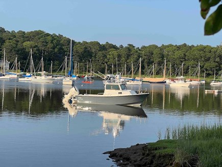 South Orleans Cape Cod vacation rental - Boat and Mooring at Areys Pond, end of Path