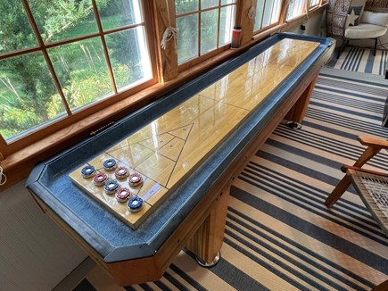 South Orleans Cape Cod vacation rental - Shuffleboard Table on Three Season Wraparound Porch