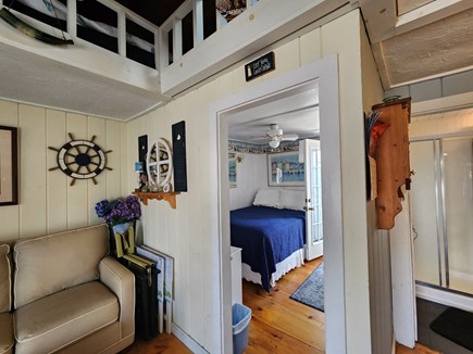 Dennis Port Cozy Cottage Condo Cape Cod vacation rental - Bathroom, Bedroom, Seating Area