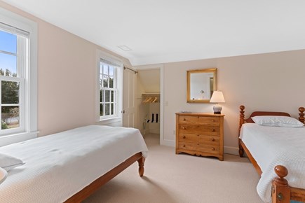 Eastham Cape Cod vacation rental - Second story bedroom with two twin beds - perfect for the kids