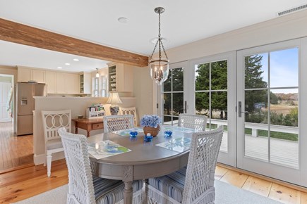 Eastham Cape Cod vacation rental - Savor a meal with stunning views & direct access to the back deck