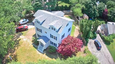 East Falmouth Cape Cod vacation rental - Exterior view from the drone