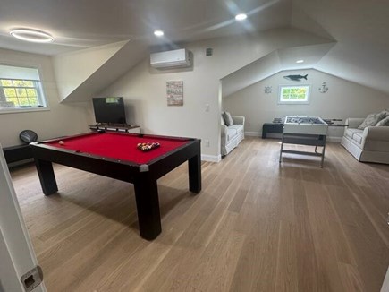 East Falmouth Cape Cod vacation rental - Game Room Includes billiard, fussball, games, sleeper couch