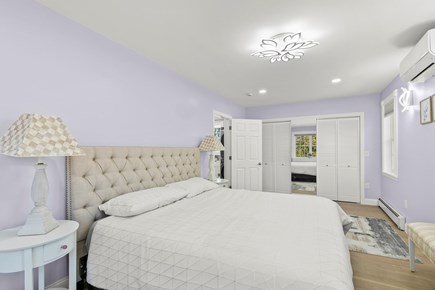 East Falmouth Cape Cod vacation rental - 2nd Floor Master bedroom king size bed and large walk-in closet