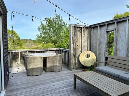 Truro Cape Cod vacation rental - Deck off kitchen/dining area
