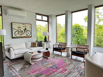 Truro Cape Cod vacation rental - Large living room with beautiful views