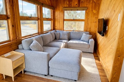 Barnstable Village Cape Cod vacation rental - Access your streaming apps on the Roku tv in the cozy living room