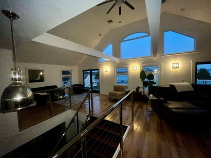Patuiset Island, Pocasset  Cape Cod vacation rental - Great room 15ft ceilings!