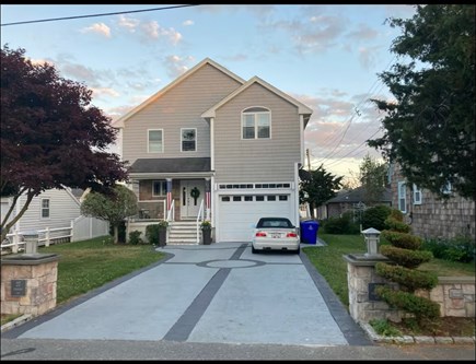 Patuiset Island, Pocasset  Cape Cod vacation rental - Front, currently parking for 2 vehicles off street and 2 on st.