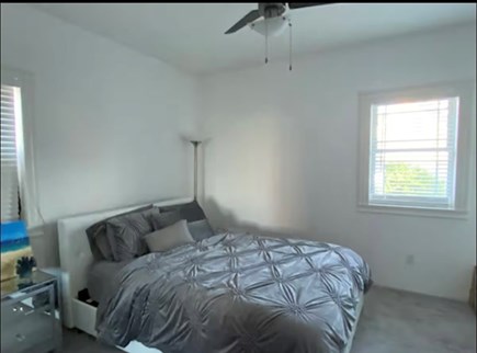 Patuiset Island, Pocasset  Cape Cod vacation rental - 1st Floor bedroom queen bed. 55in Flat Screen