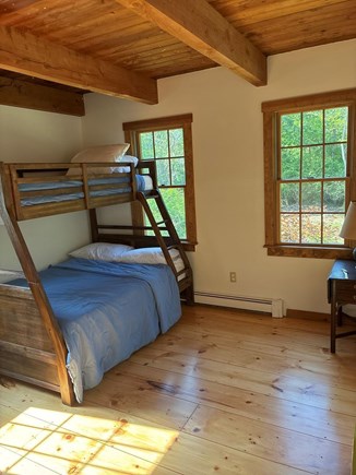 Eastham Cape Cod vacation rental - Downstairs bedroom, queen bed on bottom, twin on top