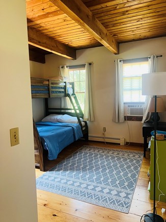 Eastham Cape Cod vacation rental - Downstairs bedroom, full bed on bottom, twin on top bunk