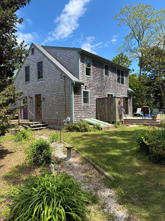 Eastham Cape Cod vacation rental - Back of the house with deck and outside shower. Very private.