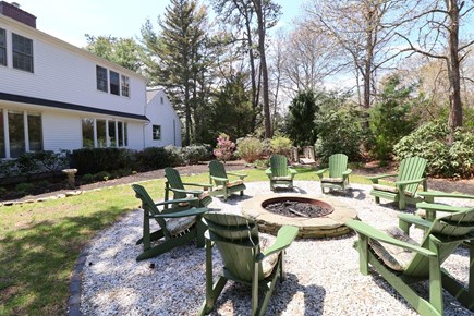 Brewster Cape Cod vacation rental - Wonderful yard with firepit