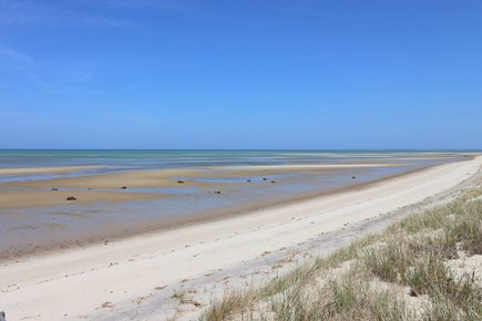 Brewster Cape Cod vacation rental - Oh and that pristine beach gazing east ...