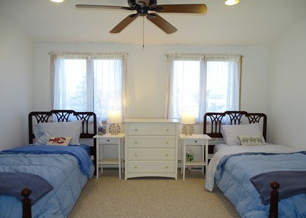 Eastham Cape Cod vacation rental - Twin bedroom upstairs with three twin beds