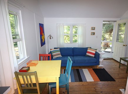 Chequessett Village, Wellfleet Cape Cod vacation rental - Living and dining area