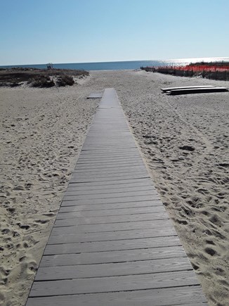 Harwich Port Cape Cod vacation rental - Stroll the path to Bank Street fine sandy beach from the cottage