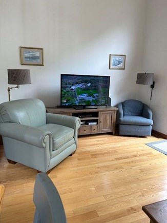 Popponesset Cape Cod vacation rental - Living area with flat screen surround sound TV.