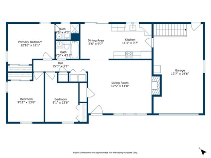 East Falmouth Cape Cod vacation rental - Floor plan