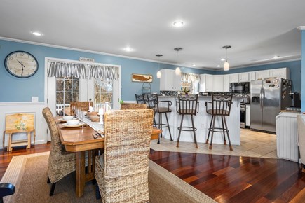 Sagamore Beach Cape Cod vacation rental - A dining table ideal for enjoying meals and making memories together.