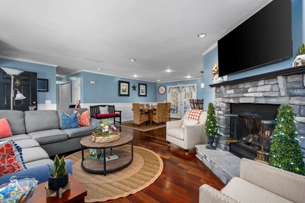 Sagamore Beach Cape Cod vacation rental - A cozy living room with plenty of seating