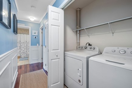 Sagamore Beach Cape Cod vacation rental - Laundry area equipped with a washer and dryer located on the 1st Floor